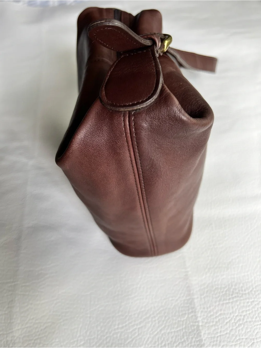 Vintage Coach Soho Mini Bucket Leather Shoulder Bag 4148 Mahogany